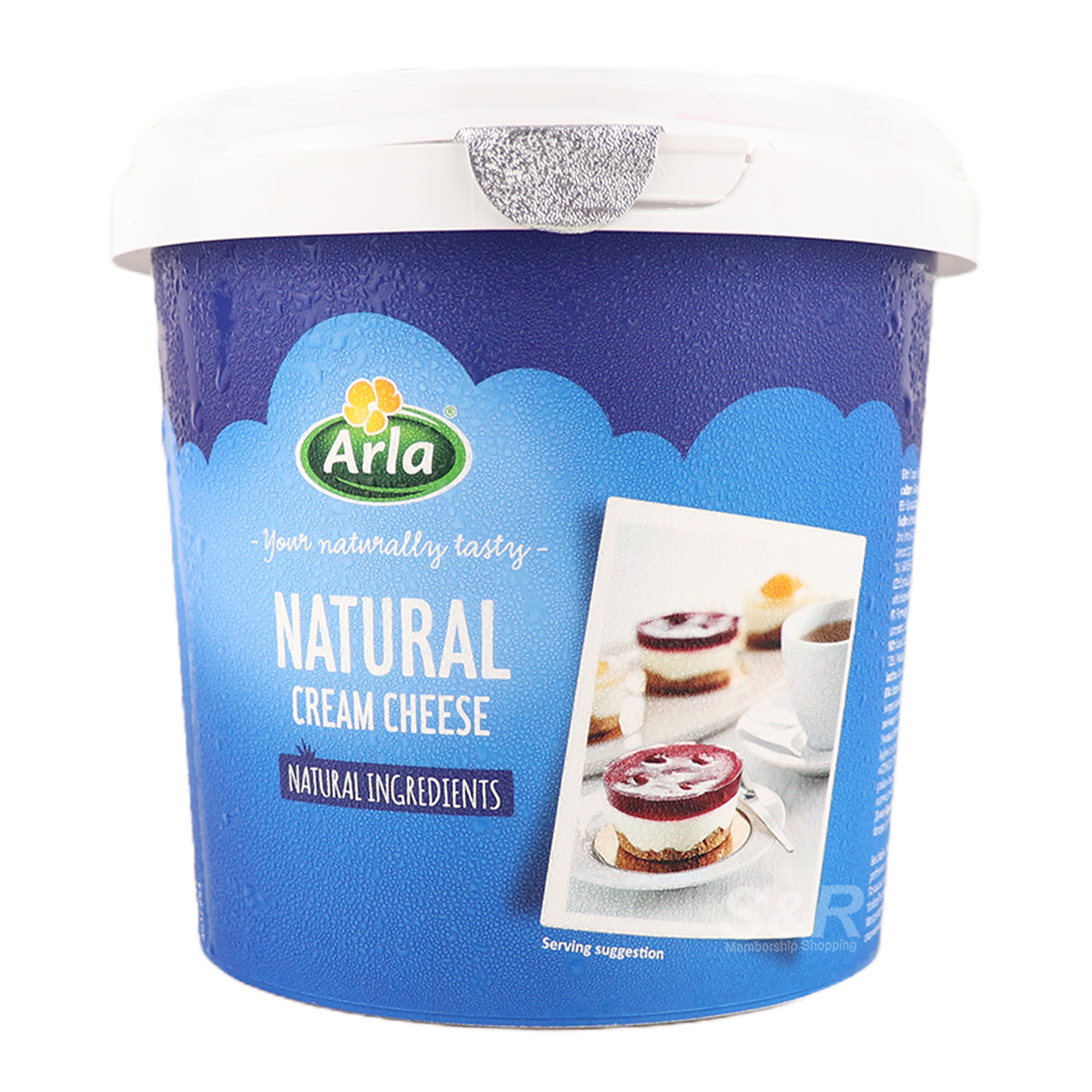 Arla Natural Cream Cheese Bucket 1.5kg Arla Natural Cream Cheese Bucket 1.5kg